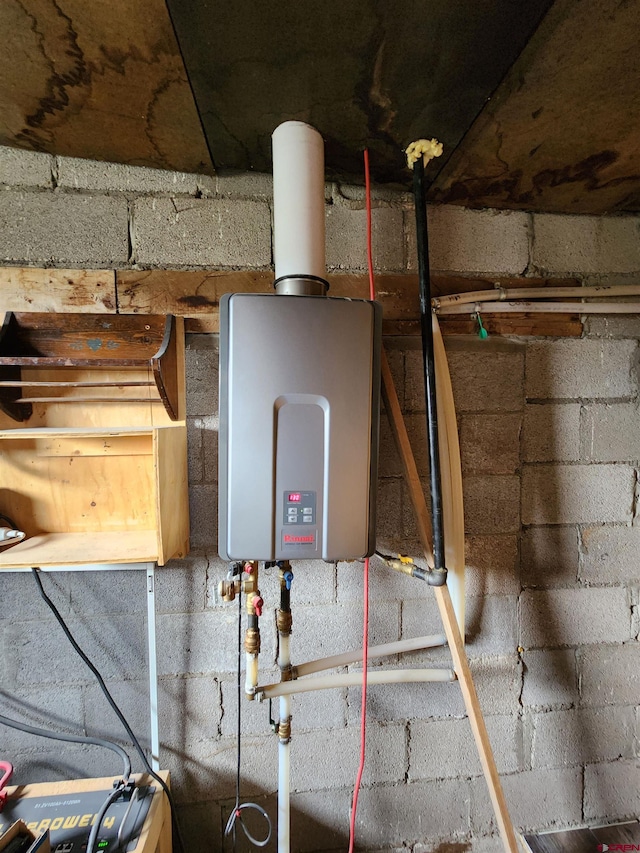 utilities with water heater