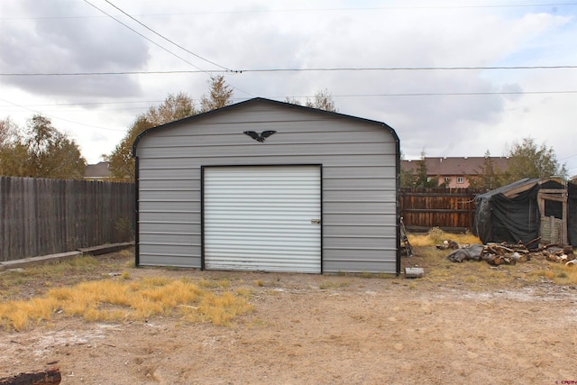 view of outdoor structure