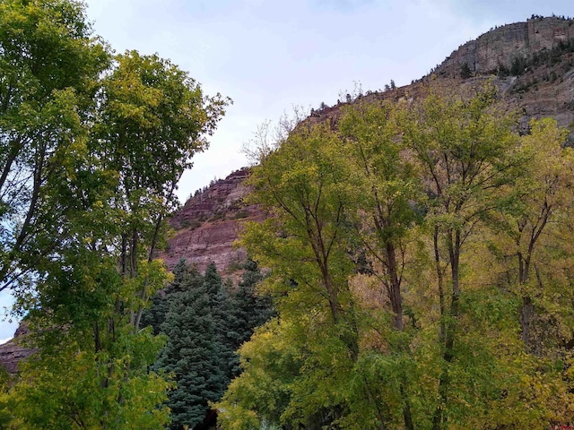 view of mountain feature