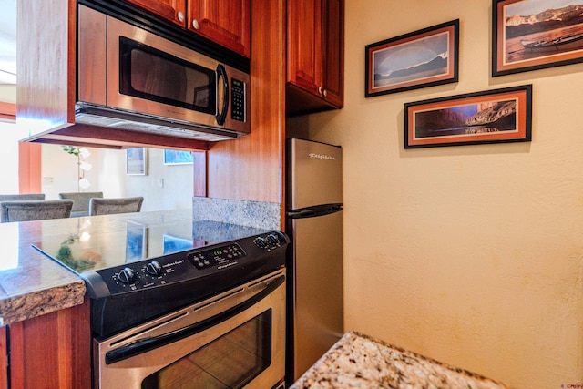 kitchen with stainless steel appliances