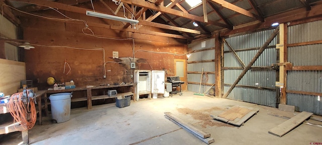 9966 Rd 7, Dove Creek, CO 81324 - garage featuring a workshop area