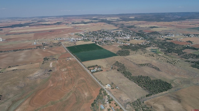 9966 Rd 7, Dove Creek, CO 81324 - aerial overview of property's location featuring rural landscape