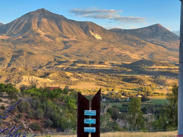 view of mountain feature