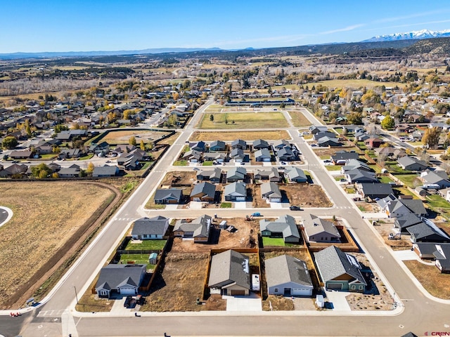 449 Birch St, Bayfield, CO 81122 - aerial perspective of suburban area with a mountainous background