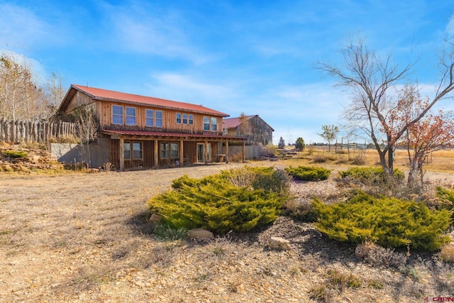 view of rear view of property