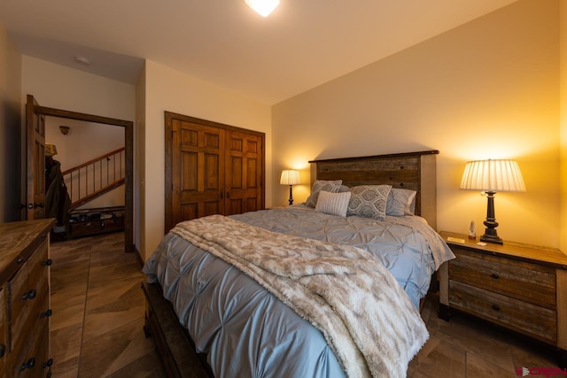 bedroom with a closet