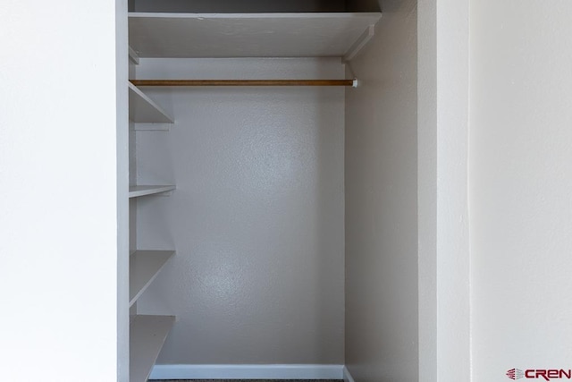 view of closet