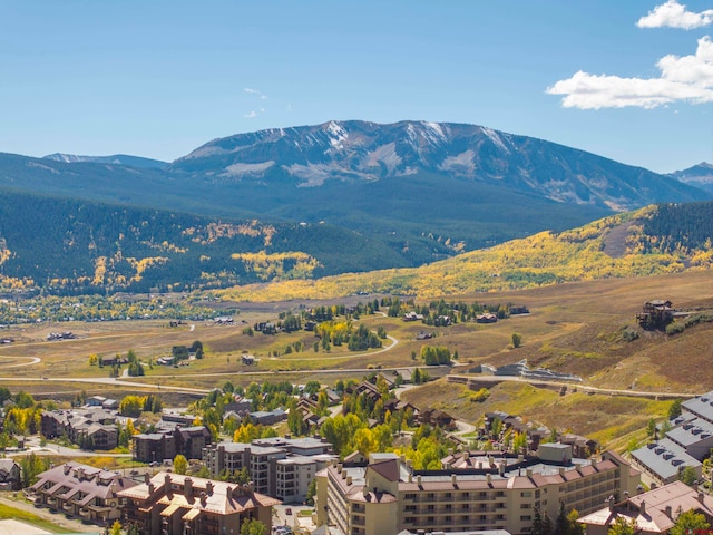 view of mountain feature