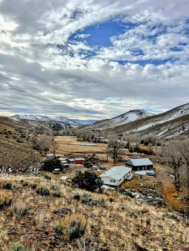 view of mountain feature