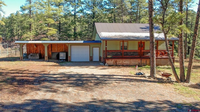 view of front of home