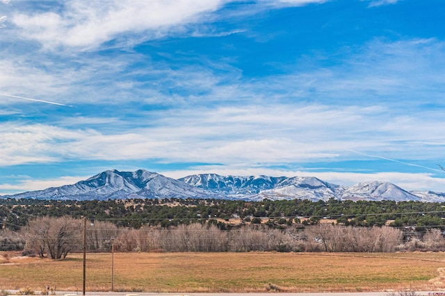 view of mountain feature