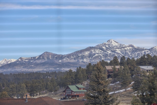 view of mountain feature