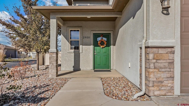 view of entrance to property