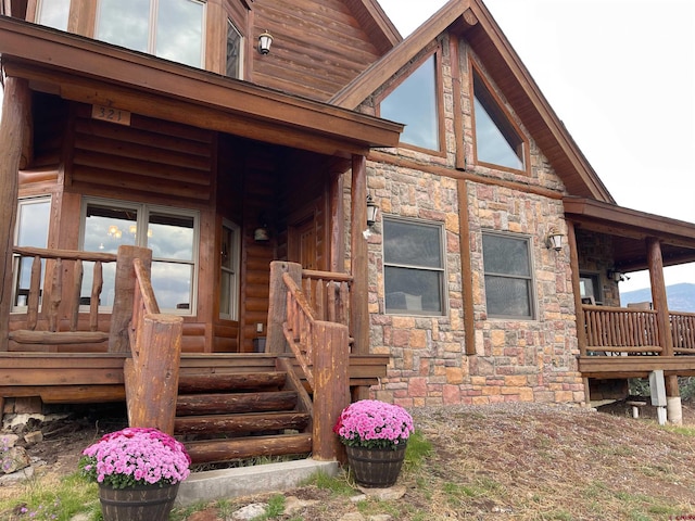 view of entrance to property