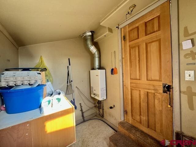 utilities with tankless water heater