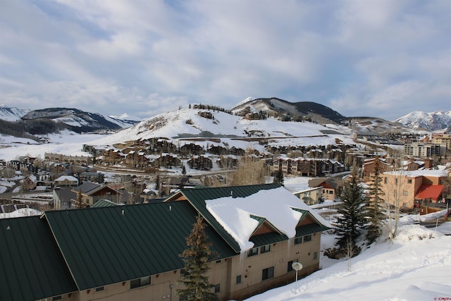 view of mountain feature