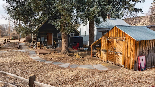 view of outbuilding