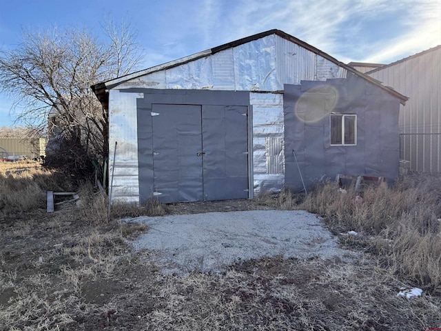 view of outbuilding