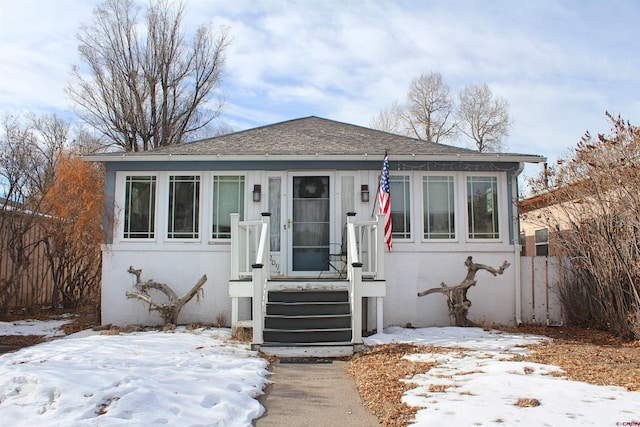 view of bungalow-style house