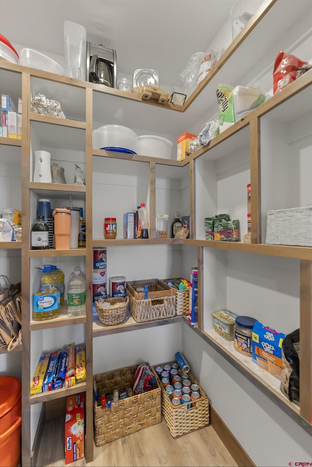 view of pantry