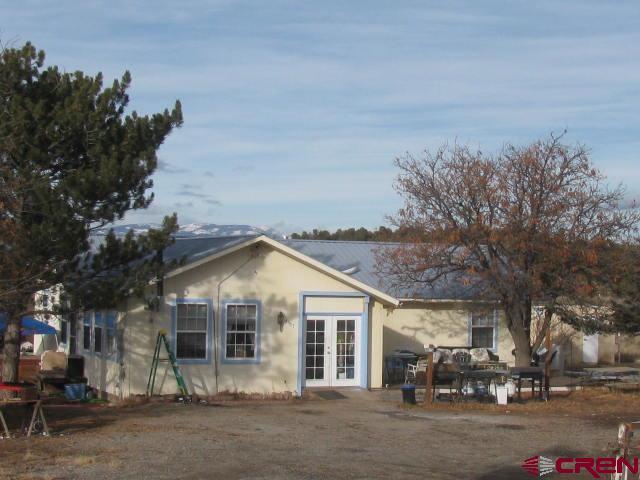 exterior space with french doors