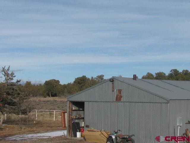 view of outbuilding