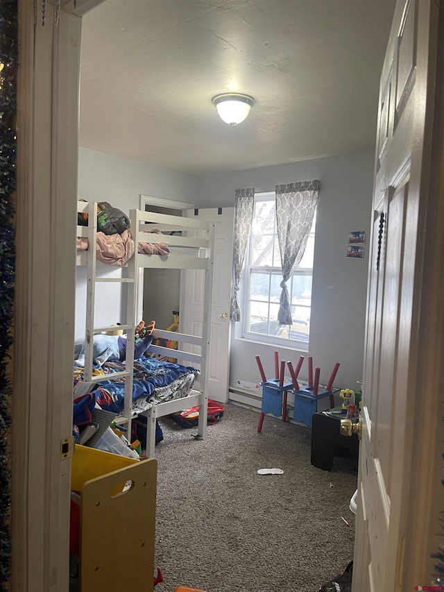 bedroom with carpet flooring