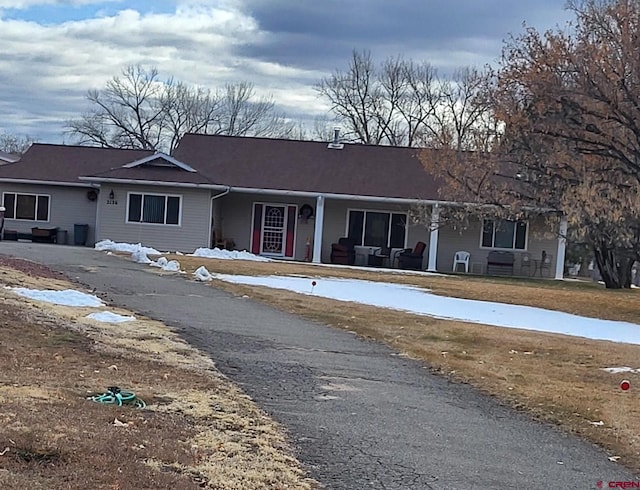 view of ranch-style house