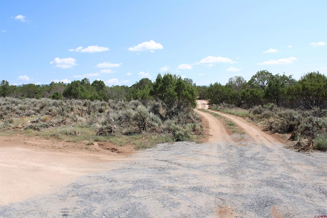 view of road