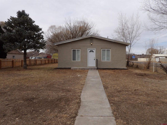 view of front of home