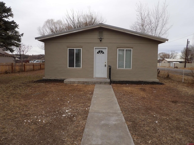 view of bungalow