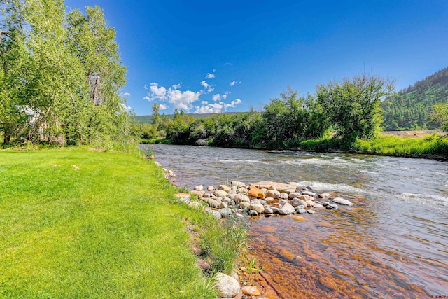 property view of water