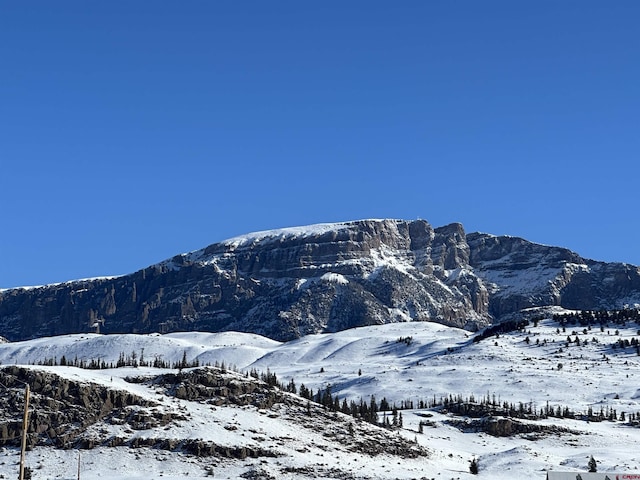 view of mountain feature