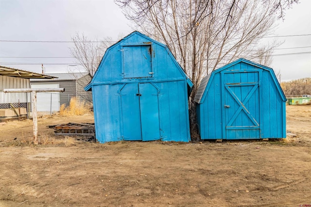 view of outdoor structure