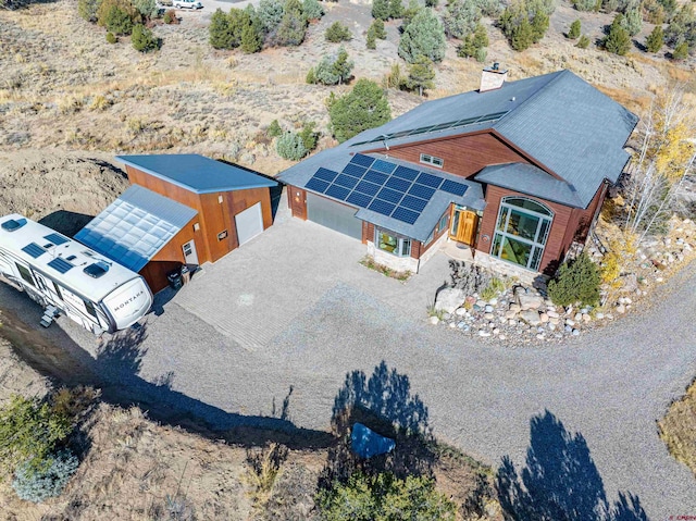 drone / aerial view