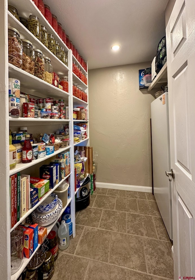 view of pantry