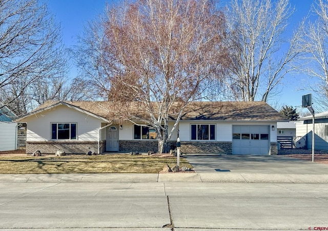 ranch-style house with a garage