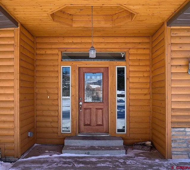 view of property entrance