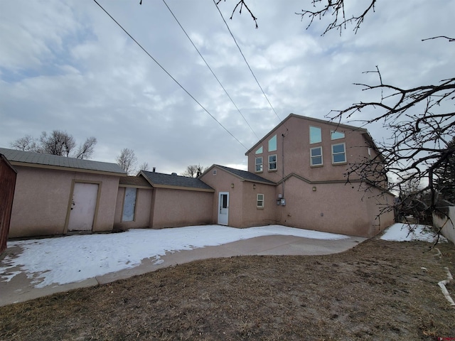 view of rear view of property