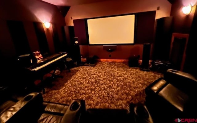 view of home theater room