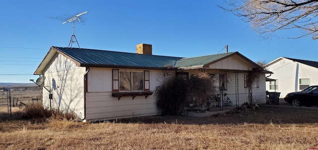 view of rear view of property