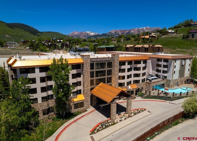 view of property with a mountain view