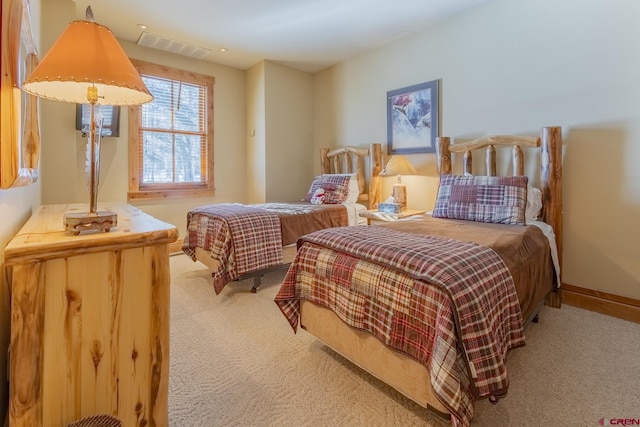 bedroom featuring carpet flooring