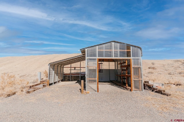 view of outbuilding