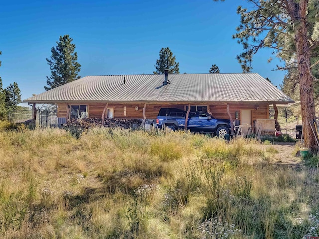 view of back of property