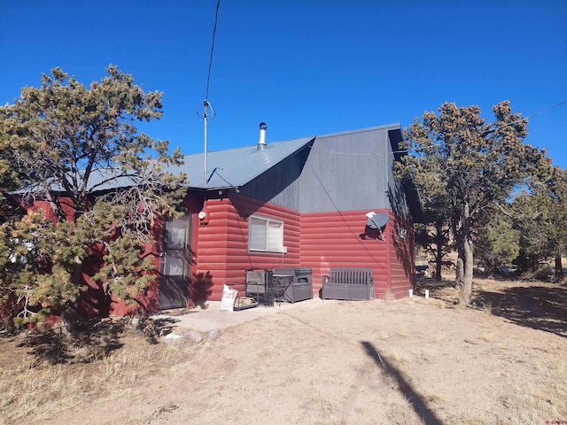 view of back of property