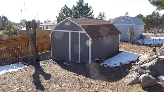 view of outbuilding