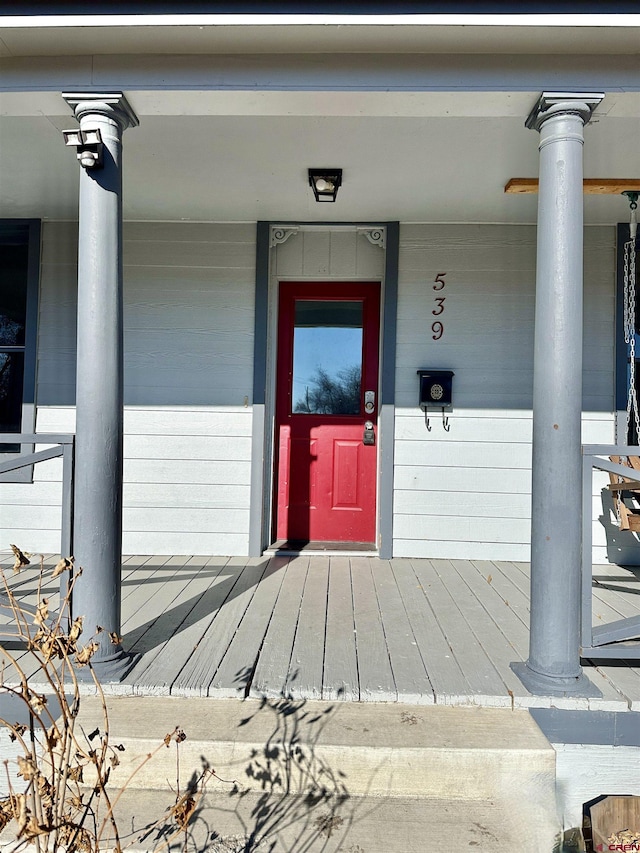 view of entrance to property