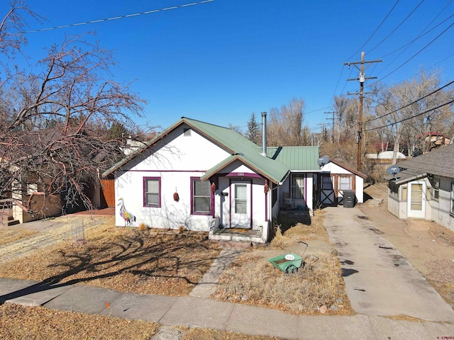 view of bungalow