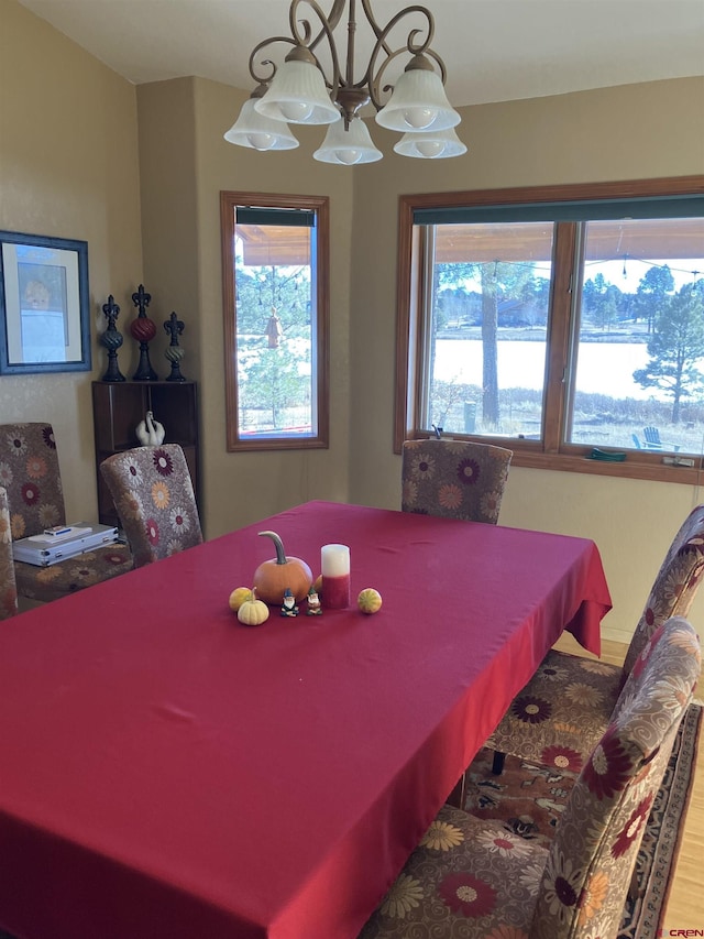 view of dining room